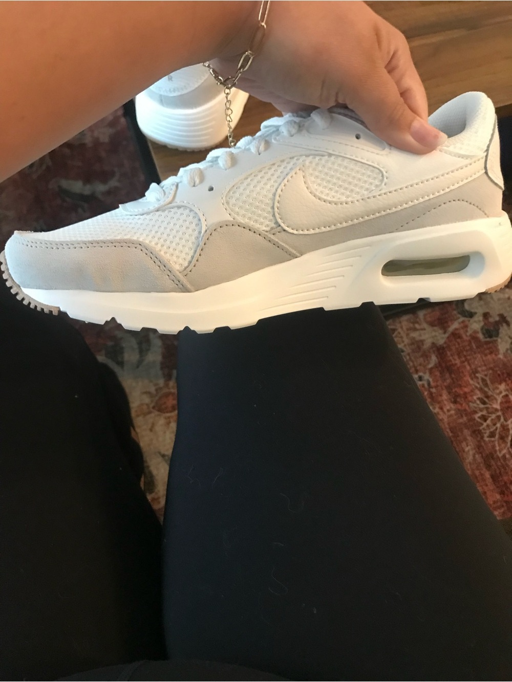Nike Women’s Air Max White/Light Gray Sneakers